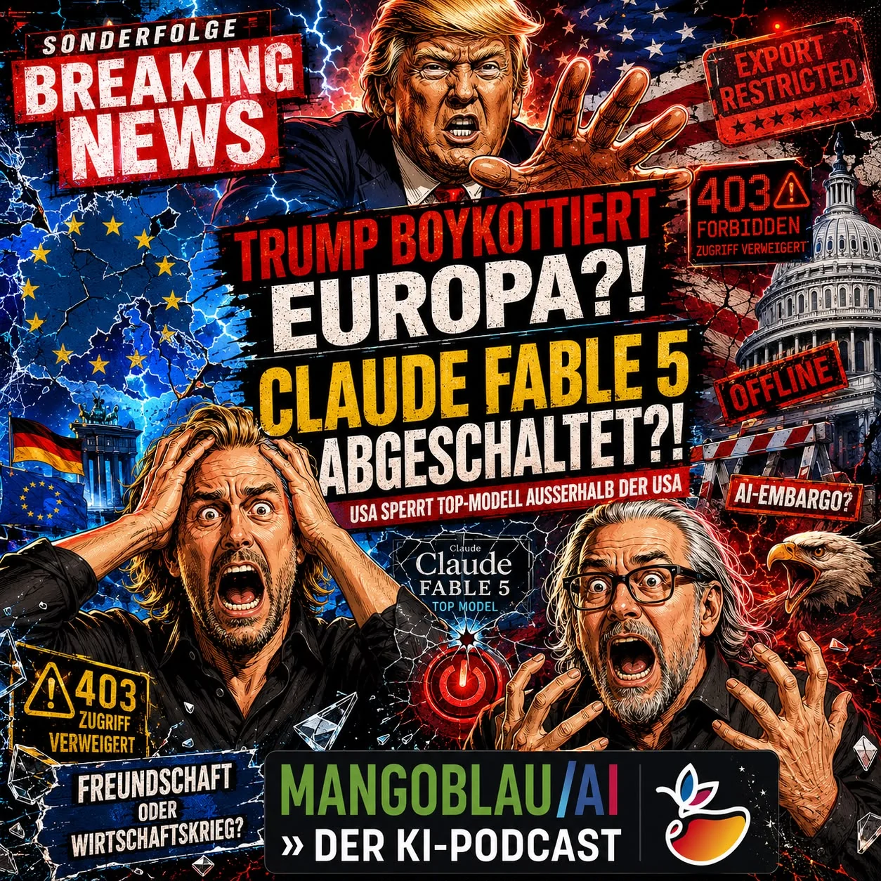 Die USA haben Claude abgeschaltet. 🌩️ Was die Fable-5-Sperre für Europas KI-Abhängigkeit bedeutet